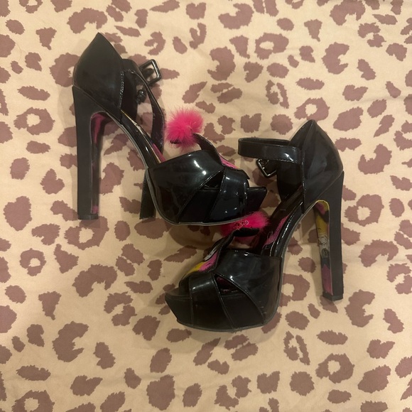 Super rare retired Iron Fist smoking puddle spike high heels - Picture 9 of 11